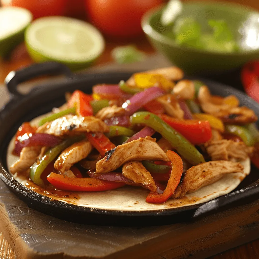 Fajitas de pollo
