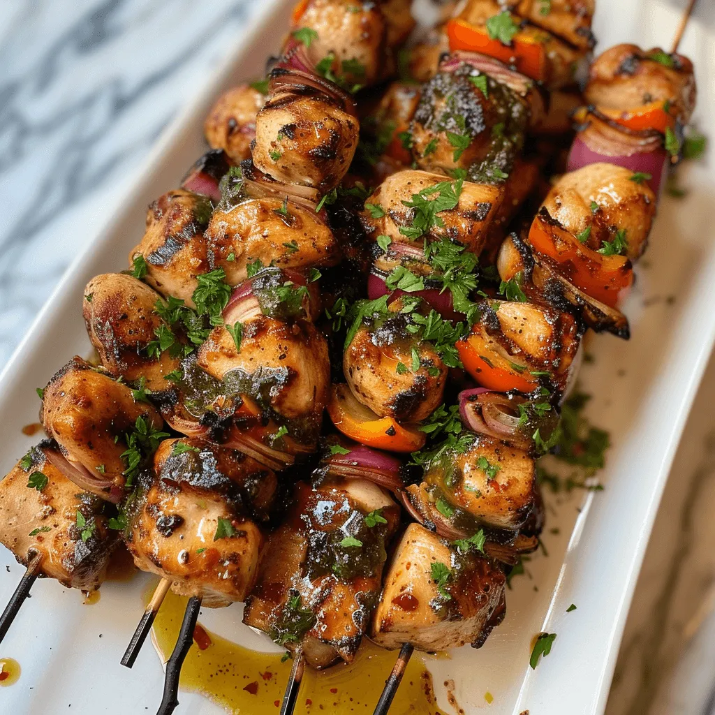 Pinchitos de Pollo al Chimichurri